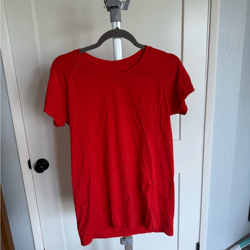 Lululemon Red T-Shirt